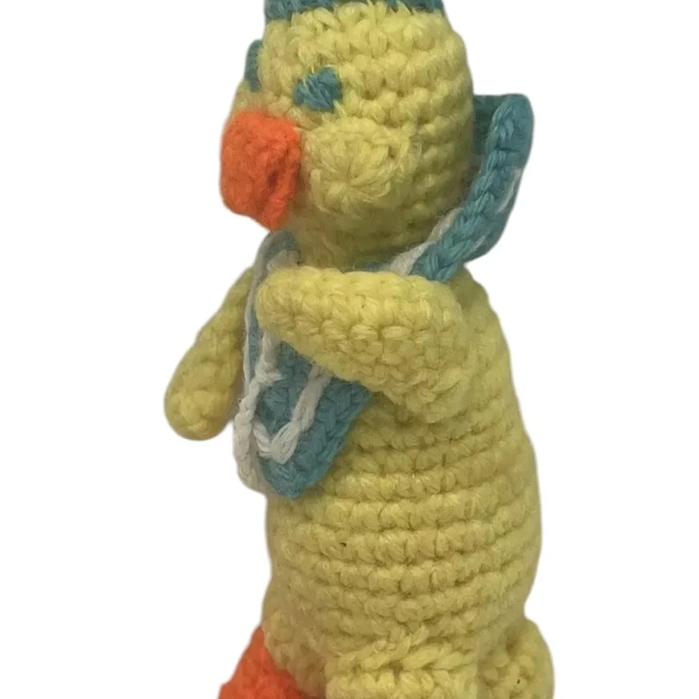 Handmade Knit Crocheted Duck Plush 9